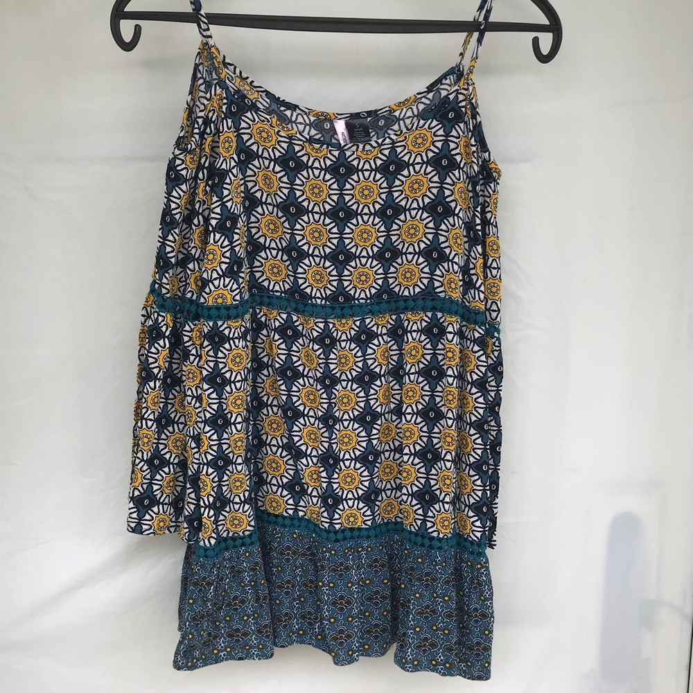 FLORAL BLOUSE FOR WOMEN BY LOVE DESIGN ZIZE S